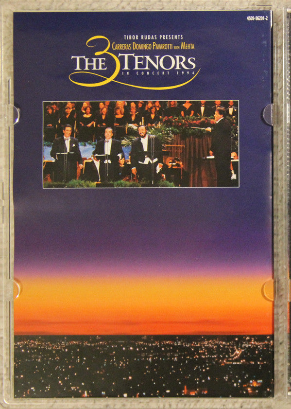 José Carreras, Placido Domingo, Luciano Pavarotti With Zubin Mehta : The 3 Tenors In Concert 1994 (DVD-V, D/Sided, RE, PAL, Sup)