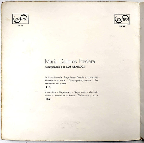 Maria Dolores Pradera : Exitos De Maria Dolores Pradera (LP, Comp, RE, Gat)