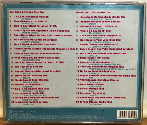 Various : Best Of No.1 Hits - Non-Stop DJ Mixes (2xCD, Mixed)