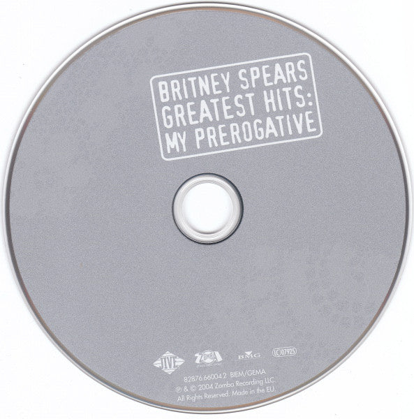 Britney Spears : Greatest Hits: My Prerogative (CD, Comp)