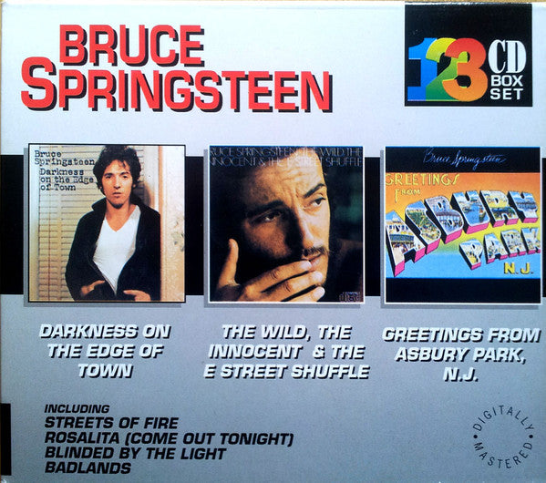 Bruce Springsteen : Darkness On The Edge Of Town / The Wild, The Innocent And The E-Street Shuffle / Greetings From Asbury Park N. J. (CD, Album, RE + CD, Album, RE + CD, Album, RE + Bo)