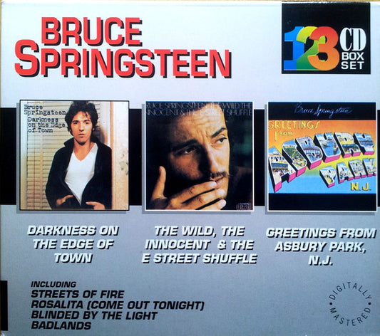 Bruce Springsteen : Darkness On The Edge Of Town / The Wild, The Innocent And The E-Street Shuffle / Greetings From Asbury Park N. J. (CD, Album, RE + CD, Album, RE + CD, Album, RE + Bo)