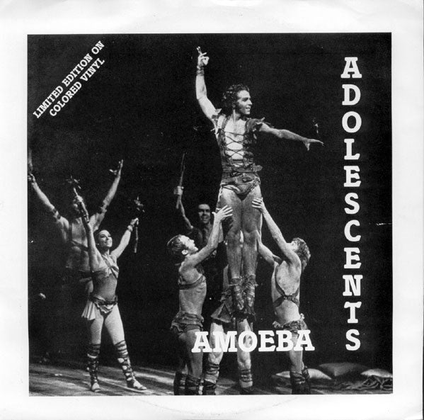 Adolescents : Amoeba (7", S/Sided, Etch, Ltd, Yel)