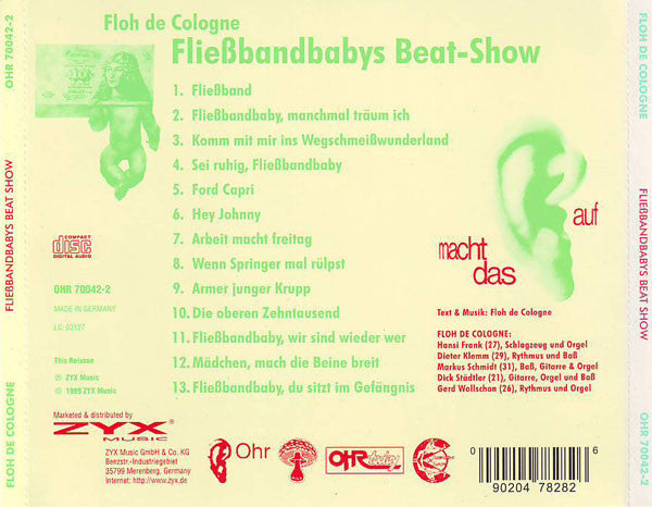 Floh De Cologne : Fließbandbabys Beat-Show (CD, Album, RE)
