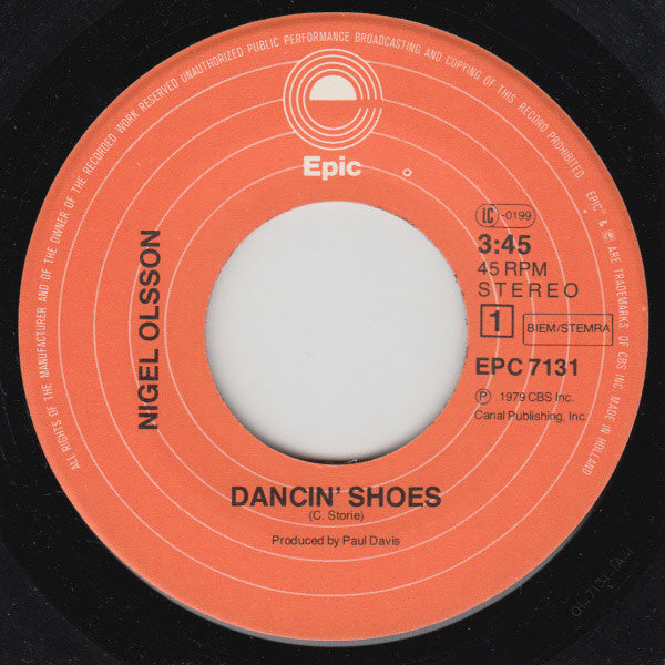 Nigel Olsson : Dancin' Shoes / Living In A Fantasy (7", Single)