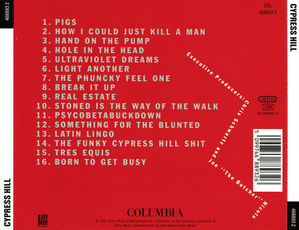 Cypress Hill : Cypress Hill (CD, Album, RP)