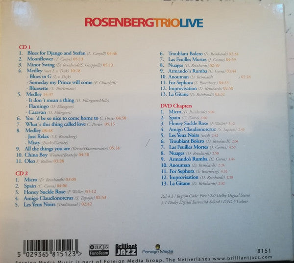 The Rosenberg Trio : Rosenberg Trio Live (2xCD + DVD)