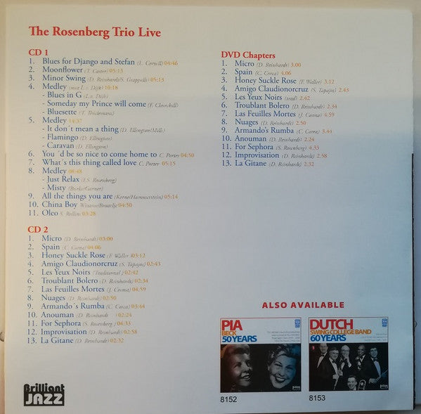 The Rosenberg Trio : Rosenberg Trio Live (2xCD + DVD)