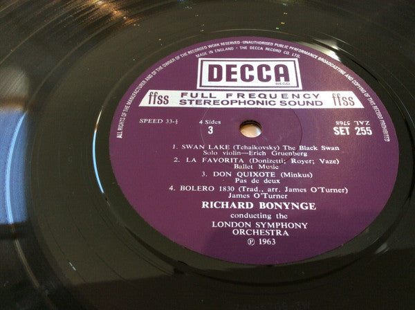 Richard Bonynge, London Symphony Orchestra : The Art Of The Prima Ballerina  (2xLP, Nar)