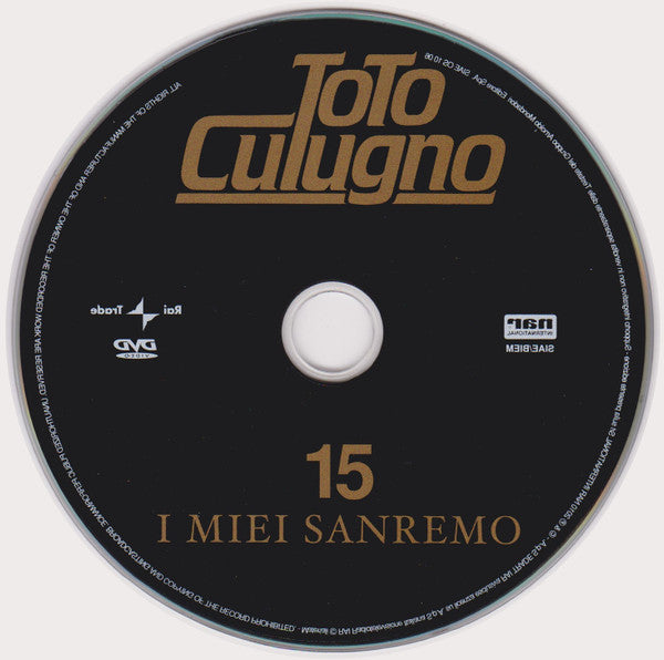 Toto Cutugno : 15 I Miei Sanremo  (CD, Comp + DVD-V, M/Print)
