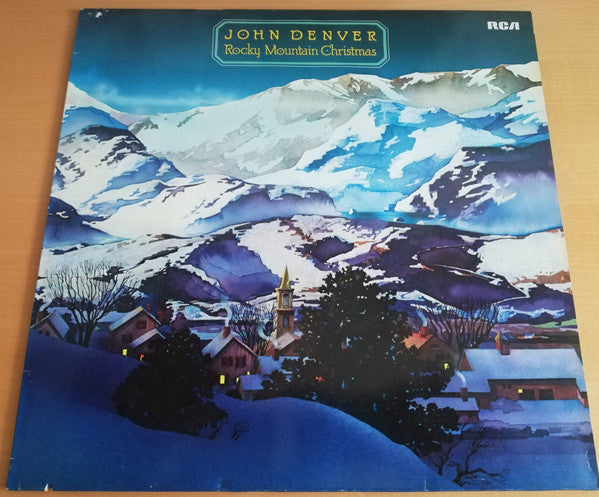 John Denver : Rocky Mountain Christmas (LP, Album, RE)