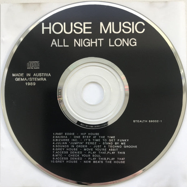 Various : House Music All Night Long (CD, Comp)