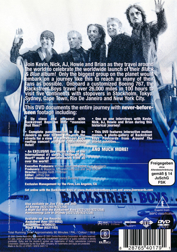 Backstreet Boys : Around The World (DVD-V, PAL, 16:)