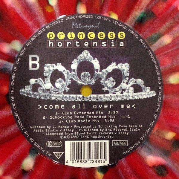 Princess Hortensia : Come All Over Me (12", Mul)