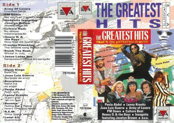 Various : The Greatest Hits 1991 - 3 (Cass, Comp)