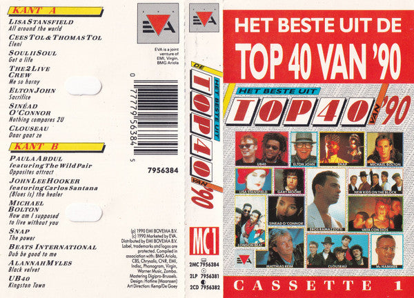 Various : Het Beste Uit De Top 40 Van '90 (2xCass, Comp)
