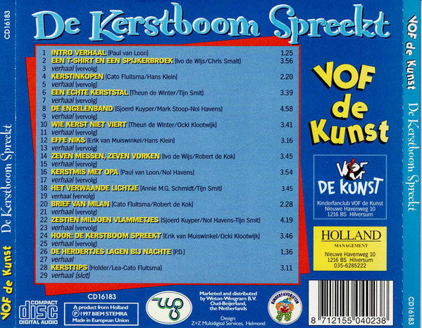 VOF De Kunst : De Kerstboom Spreekt (CD, Album)