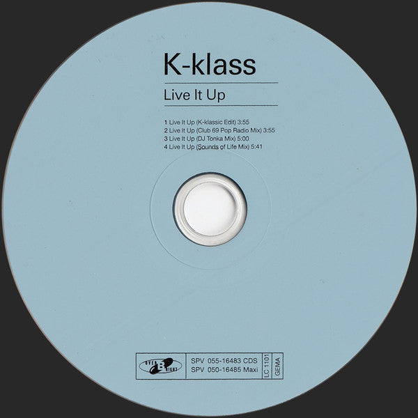 K-Klass : Live It Up (CD, Maxi)