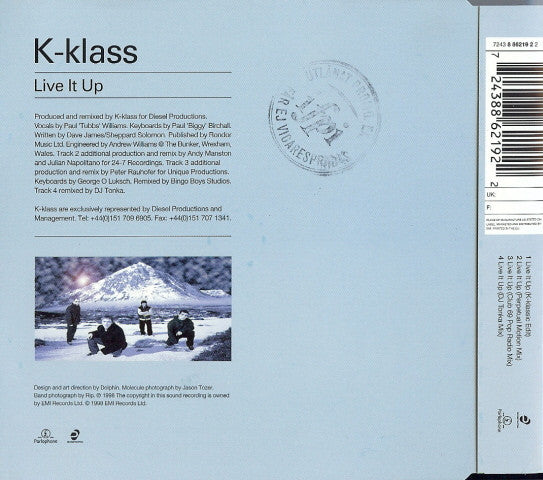 K-Klass : Live It Up (CD, Maxi)