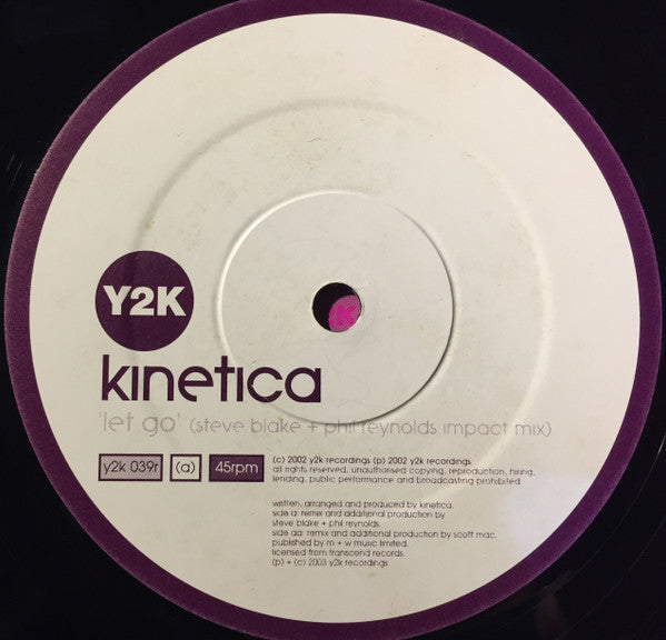 Kinetica : Let Go (12")