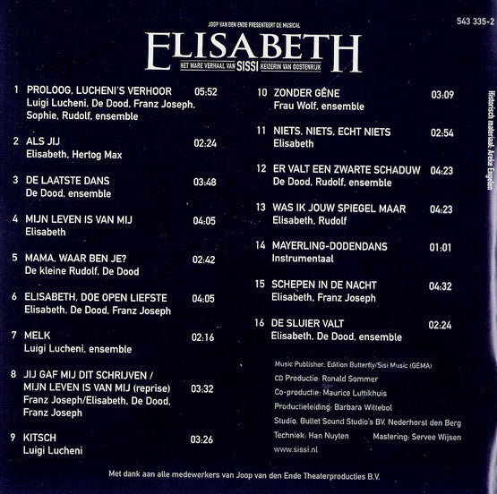 Michael Kunze En Sylvester Levay : Elisabeth (CD, Album)