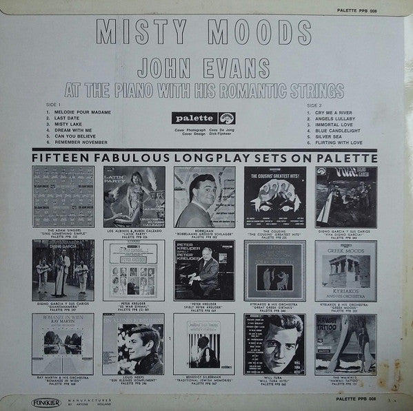 John Evans (11) : Misty Moods (LP, Album)