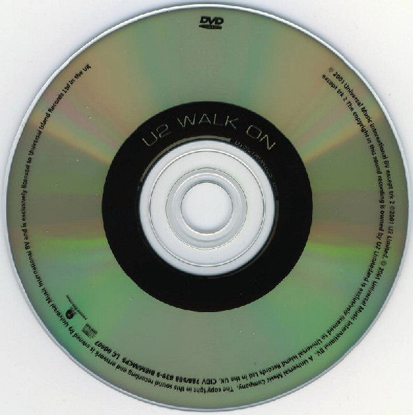 U2 : Walk On (DVD-V, Single, PAL)