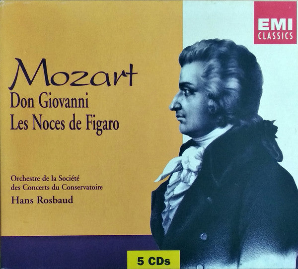 Wolfgang Amadeus Mozart, Hans Rosbaud, Orchestre De La Société Des Concerts Du Conservatoire : Mozart - Don Giovanni - Les Noces De Figaro (5xCD, Album, Mono)