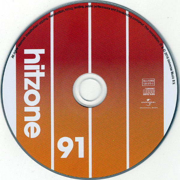 Various : 538 - Hitzone 91 (CD, Comp)