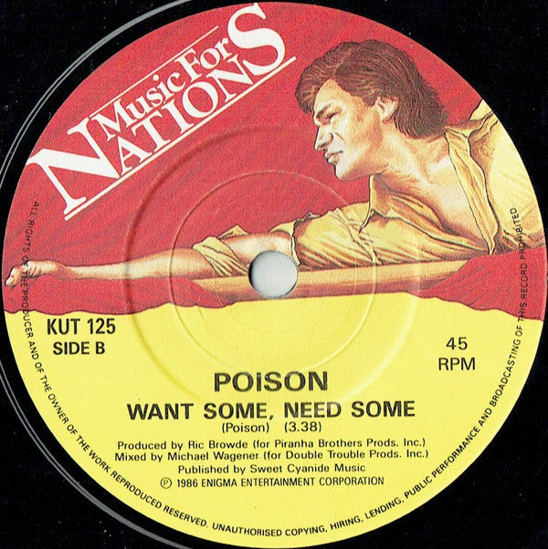 Poison (3) : Talk Dirty To Me (7", Single)