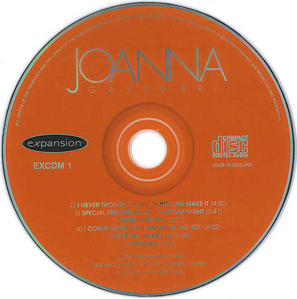 Joanna Gardner : Joanna Gardner (CD, Album, RE)