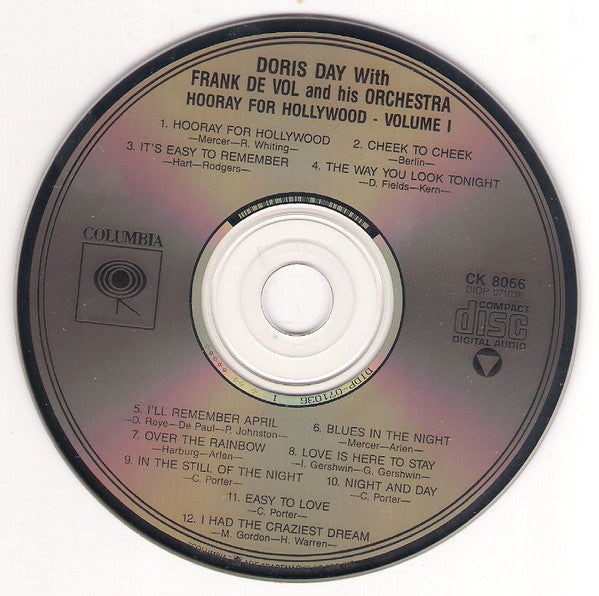 Doris Day : Hooray For Hollywood - Vol. 1 (CD, Album, RE)
