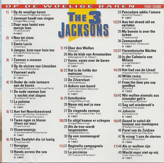 The 3 Jacksons : Op De Woelige Baren (CD, Comp)