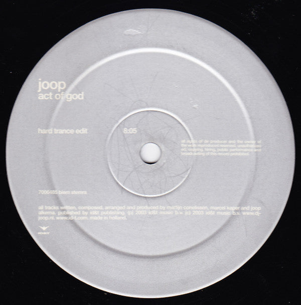 Joop : Act Of God (12")
