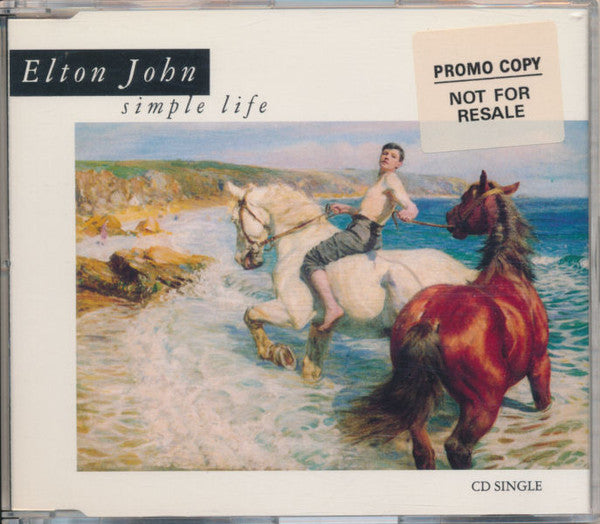 Elton John : Simple Life (CD, Single, Promo)