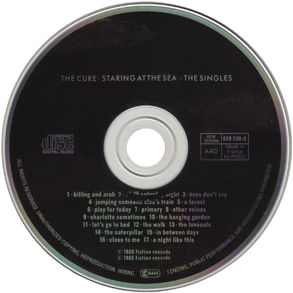 The Cure : Staring At The Sea - The Singles (CD, Comp, RP)