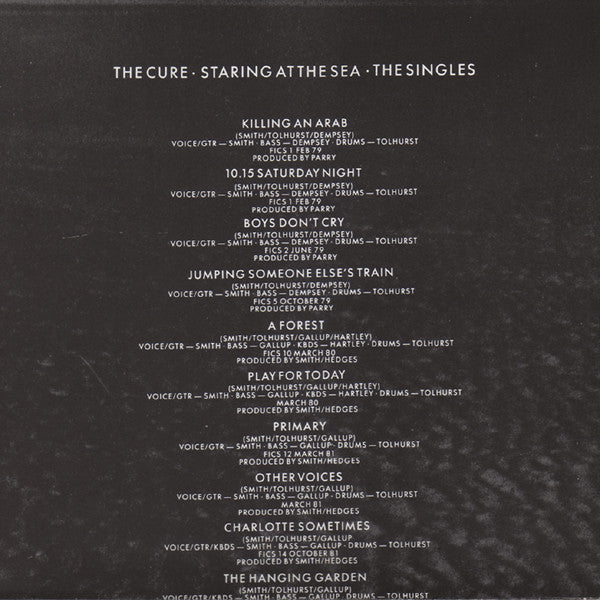 The Cure : Staring At The Sea - The Singles (CD, Comp, RP)