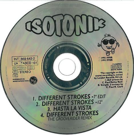 Isotonik : Different Strokes (CD, Single)