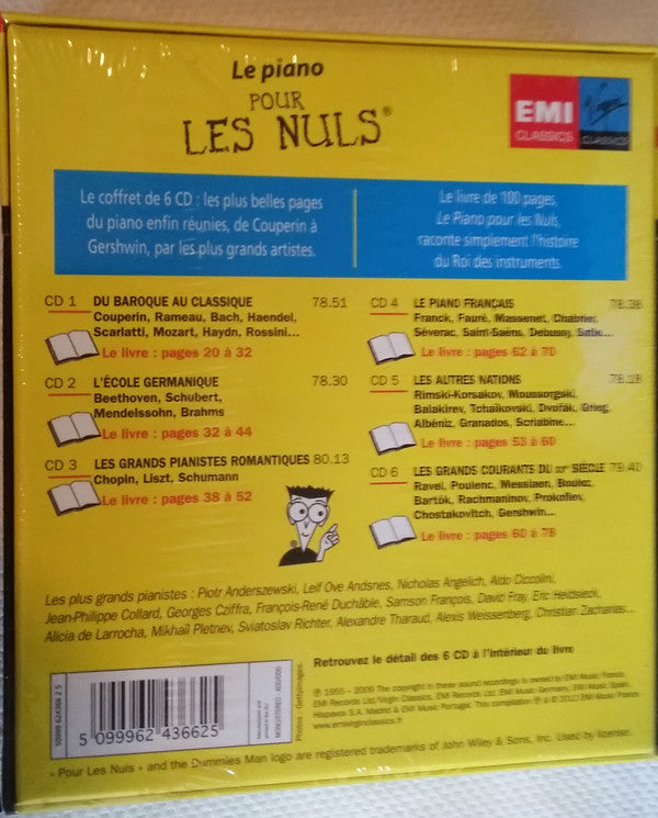 Various : Le Piano Pour Les Nuls (6xCD, Comp, Mono)
