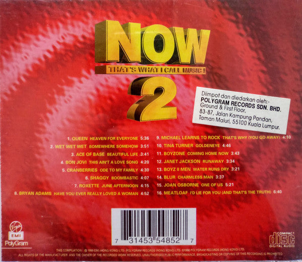 Various : Now That's What I Call Music! 2 (CD, Comp)