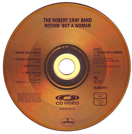 The Robert Cray Band : Nothin' But A Woman (CDV, 5", Single, PAL)