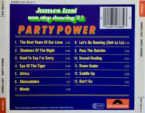 James Last : Non Stop Dancing '83 Party Power (CD, Album, RE)