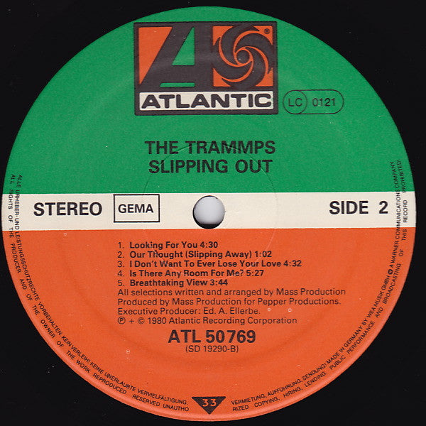 The Trammps : Slipping Out (LP, Album)