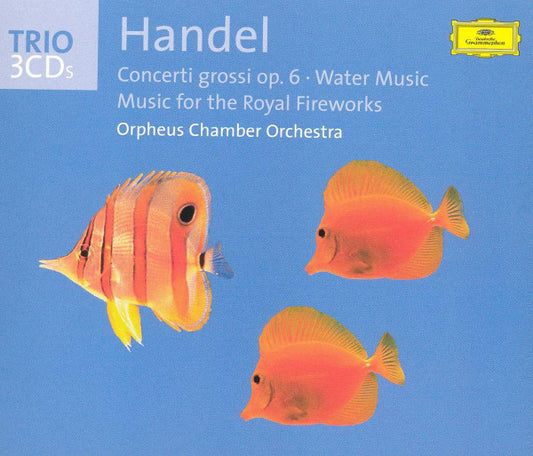 Georg Friedrich Händel - Orpheus Chamber Orchestra : Concerti Grossi Op. 6 • Water Music • Music For The Royal Fireworks (3xCD, Comp)
