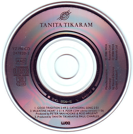 Tanita Tikaram : Good Tradition (CD, Mini, Single)