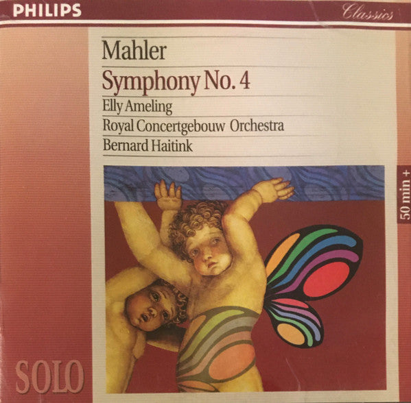 Gustav Mahler - Elly Ameling, Concertgebouworkest, Bernard Haitink : Symphony No. 4 (CD)