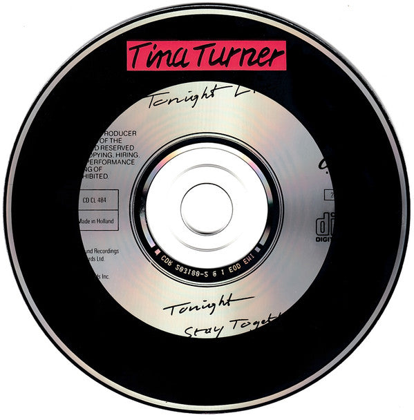 Tina Turner Duet With David Bowie : Tonight (Live) (CD, Maxi)