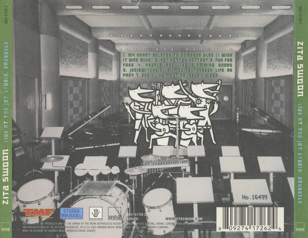 Zita Swoon : Live At The Jet Studio, Brussels (CD, Album, Enh)