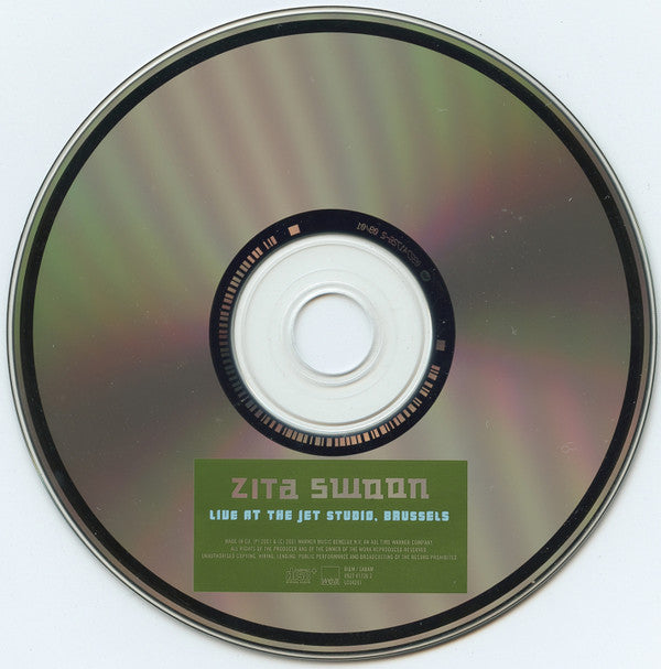 Zita Swoon : Live At The Jet Studio, Brussels (CD, Album, Enh)