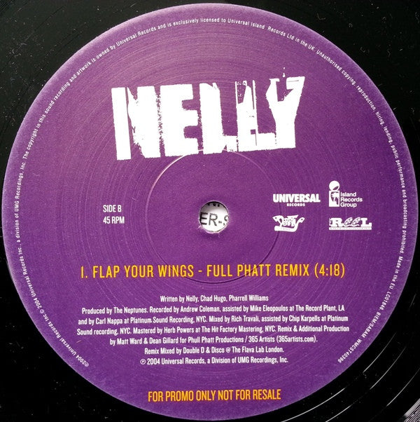 Nelly & Christina Aguilera : Tilt Ya Head Back (12", Promo)